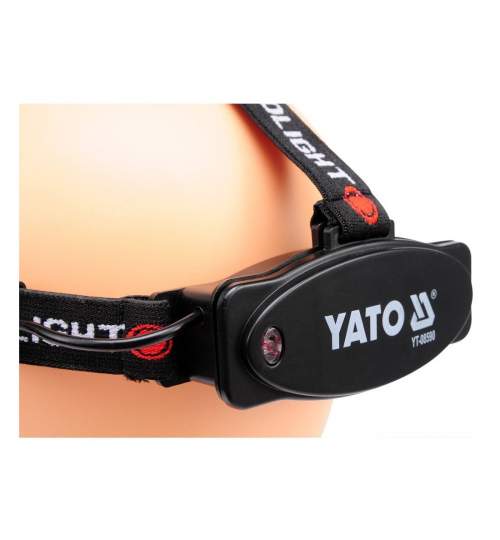 Lanterna frontala, pentru cap, 3W, Yato YT-08590, waterproof FMG-YT-08590