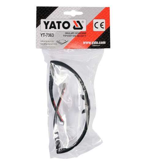 Ochelari protectie, Yato YT-7363, EN166, lentila incolora FMG-YT-7363