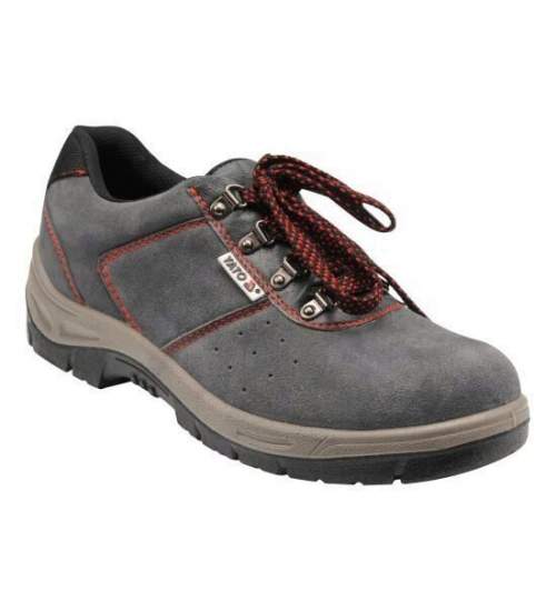 Pantofi de lucru din piele de bovina Yato Parena YT-80575, marimea 42, cat. S1P, gri FMG-YT-80575