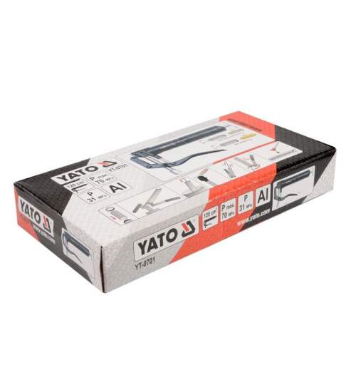 Pompa manuala pentru gresat cu accesorii, 120 ml, YATO YT-0701 FMG-YT-0701