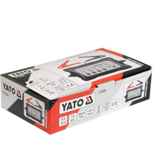 Redresor 6/12 V, 1/4A, 200Ah, Yato YT-8300 FMG-YT-8300