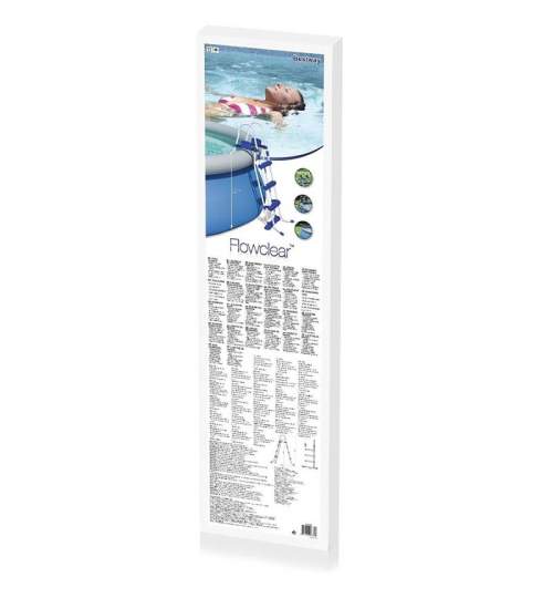 Scara pentru piscine supraterana Bestway 58330, inaltime 107 cm FMG-SK-8050065