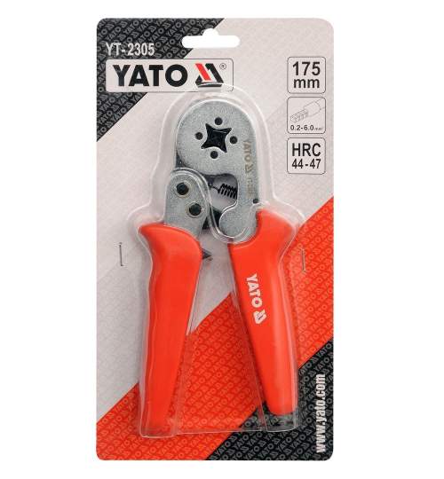 Cleste pentru sertizat conectori, Yato YT-2305, 0.2-6mm FMG-YT-2305