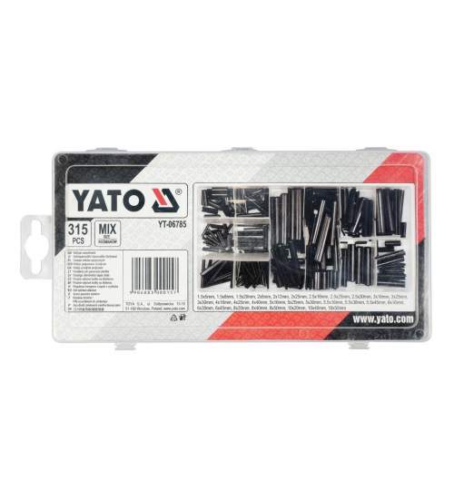 Set 315 stifturi crestate Yato YT-06785, de la 1.5x5mm la 10x50mm FMG-YT-06785