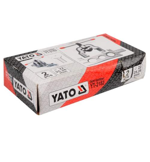 Set pentru mansonare tevi Yato YT-2182, 22-28 mm, 2 piese FMG-YT-2182