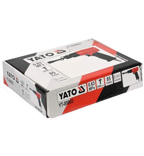 Ciocan pneumatic pentru ateliere auto, Yato YT-09903, Aluminiu, 3500 bpm, 85 l/min FMG-YT-09903