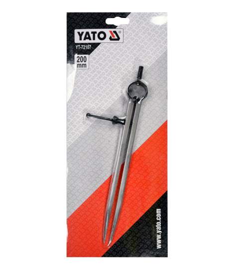 Compas pentru trasat Yato YT-72107, pentru metal si lemn, 200mm FMG-YT-72107