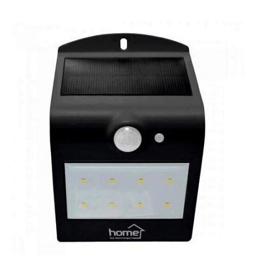 Reflector LED cu panou solar, cu senzor de miscare, negru Home FLP 2/BK Solar, 1200 mAh FMG-FLP2/BKSOLAR