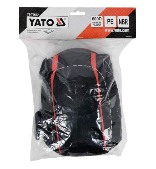 Set 2 genunchiere  Yato YT-74612, negre, 0.33 Kg FMG-YT-74612