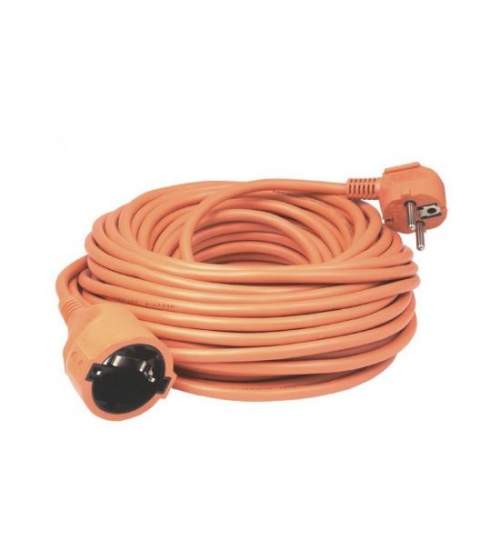 Cablu prelungitor cu cupla, Home NV2-20/OR/1.5, lungime 20 m, stecher si priza cu impamantare, IP20 FMG-NV2-20/OR/1.5