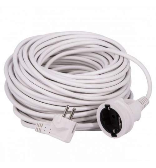 Cablu prelungitor cu cupla Home  NV 2-30/W, lungime 30 m, alb FMG-NV2-30/W