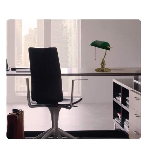 Veioza pentru birou, Simge Classic HL090, verde, E27, max. 60 W FMG-048-014-0060