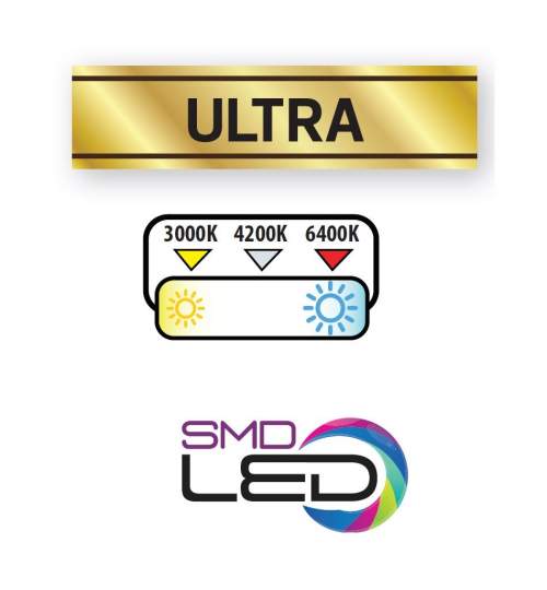 Bec lumanare Ultra-10, flux luminos 1000 lm, lumina rece 6400K, 10W, E14, 175-250V FMG-001-003-0010/6400K