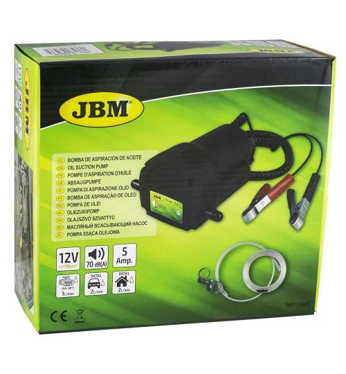 Pompa extractor de ulei, JBM 53566, 2L/min, 12V FMG-JB-53566
