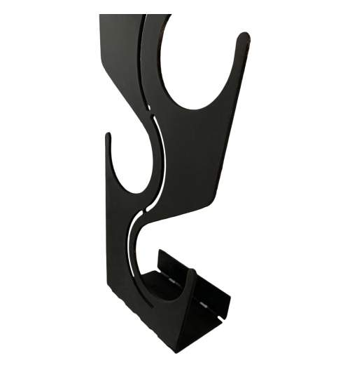 Cuier metalic Krodesign Black Hanger, lungime 50cm, negru FMG-KRO-1001