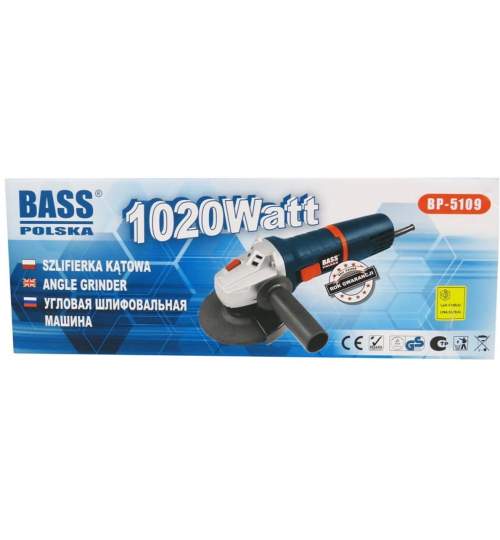 Polizor unghiular Bass BS-5109, putere 900W, diametru disc 125 mm FMG-BS-5109