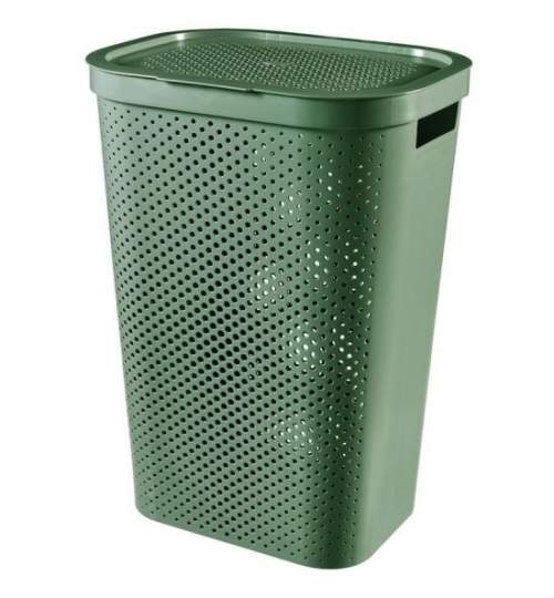 Cos rufe, Curver Infinity Recycled 60L, Verde, 44x60x35 cm FMG-SK-2211416