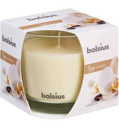 Lumanare parfumata Bolsius Jar True Scents 63/90 mm, Vanilie FMG-SK-2171625