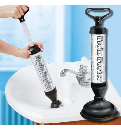 Pompa pentru desfundat Drain Buster Practic HomeWork