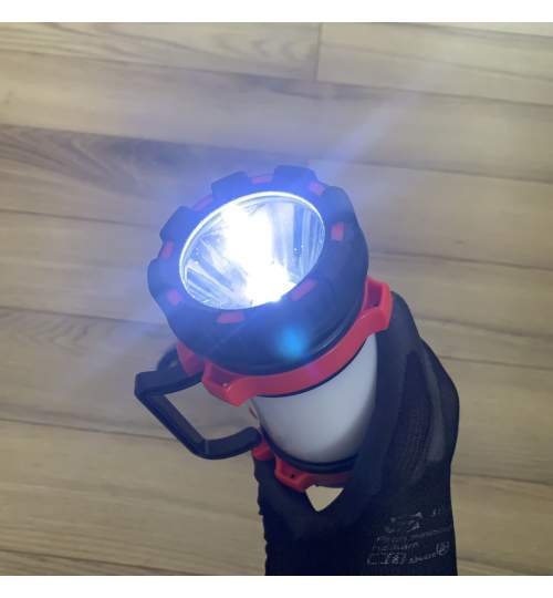 Lanterna camping Strend Pro Spotlight SLR135, LED SMD 260 lm, OPAL 200 lm, 2x1800mAh, USB FMG-SK-2172509