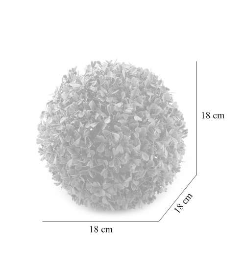 Arbust artificial, forma sferica, buxus, diametru 18 cm MART-2170328