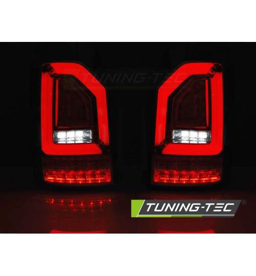 Stopuri LED compatibile cu VW T6 2015- Fumuriu SEQ LED BAR OEM LED KTX3-LDVWJ9