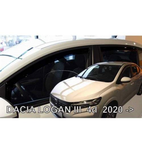 Paravanturi Heko fata spate dedicate Dacia Logan 3 2020-2022 MALE-8085