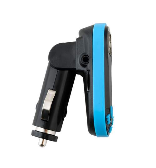 Modulator FM Auto MP3 Bluetooth cu Dublu USB, Telecomanda si Cablu Jack-Jack AUX