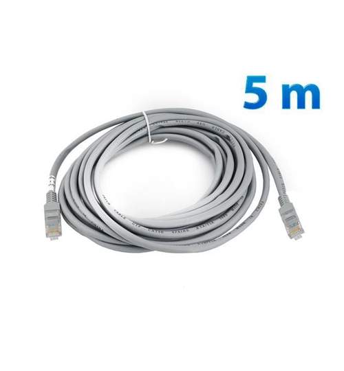 Cablu de Retea LAN Mufat, Lungime 5m