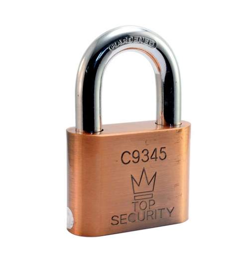 Lacat 50 mm Top Security, corp din cupru, 3 chei, RICHMANN MART-C9345