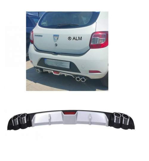 Ornament difuzor bara spate compatibil Dacia Sandero 2013-2020 ® ALM MALE-8518