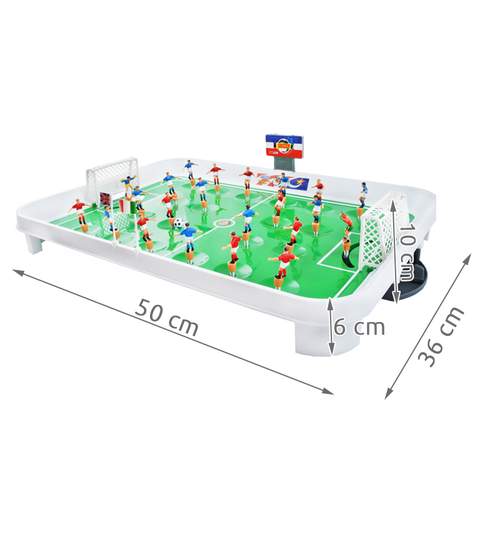 Joc Masa de Mini Fotbal cu 22 Jucatori pe Arcuri, Dimensiuni 50x36x10cm