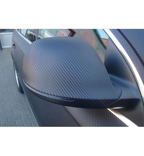 Rola Folie Carbon Auto 3D, Dimensiune 1.27x30m, Culoare Negru