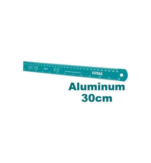 TOTAL - Rigla din aluminiu - 30cm - MTO-TMT633002