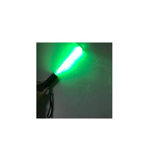 Baston Semnalizare Luminos verde 37CM MVAE-2549