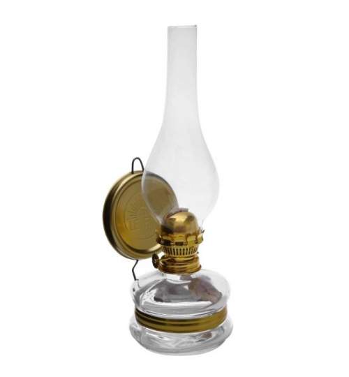 Lampa cu gaz lampant Vivatechnix Classic TR-1001, abajur si rezervor sticla, oglinda metal FMG-TR-1001