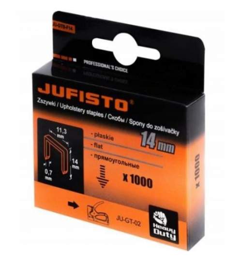 Capse tip J/53, 14 mm, 1000 buc, Jufisto MART-JU-GTS-F14