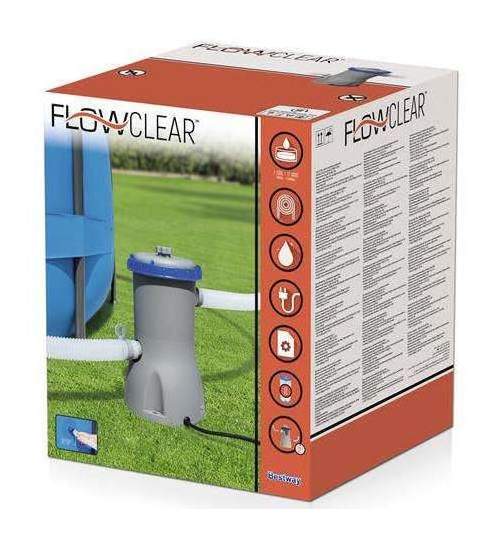 Pompa filtrare pentru piscina, 3028 l/h, Bestway FlowClear MART-8050190