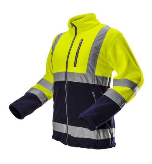 Geaca de lucru, reflectorizanta, lana polara, galben, model Visibility, marimea XL/56, NEO MART-81-740-XL