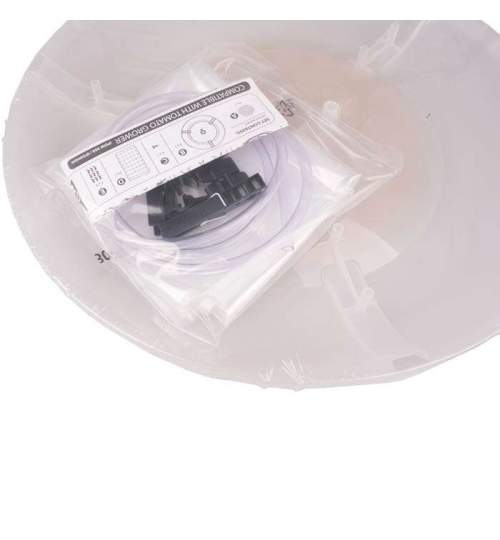 Sistem de mini sera cu irigatie pentru ghiveci, 38.5 cm, Prosperplast MART-IPOC400