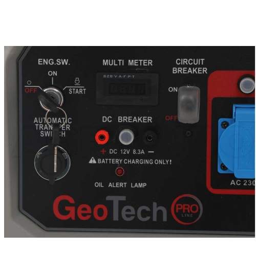 Generator pe benzina GeoTech Pro DGP 8000 ESA, putere nominala 6 kW, Monofazat, AVR, ATS pornire automata FMG-K503389