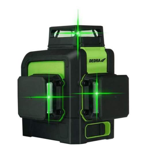 Nivela laser, 3D, verde, 30 m, Dedra MART-MC0904