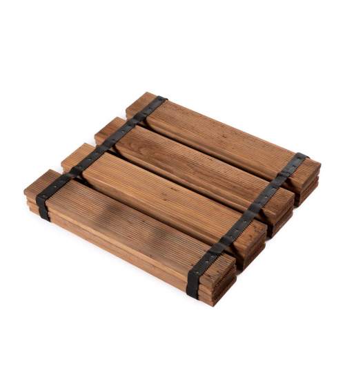 Poteca de gradina din lemn, maro, 30x200 cm MART-18942M
