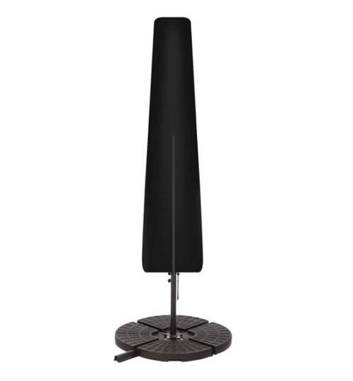 Husa pentru umbrela de gradina, Springos, cu fermoar, negru, 205x57 cm MART-GA2163
