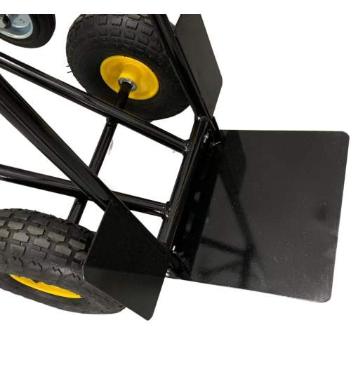 Carucior pliabil tip liza cu accesoriu cu roti pentru scari, maxim 250 Kg FMG-VMD-1057