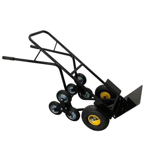 Carucior pliabil tip liza cu accesoriu cu roti pentru scari, maxim 250 Kg FMG-VMD-1057