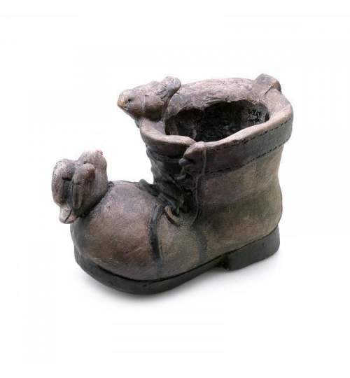 Decoratiune gradina, ceramica, papuc cu ghiveci, 30x19x23 cm MART-8090642