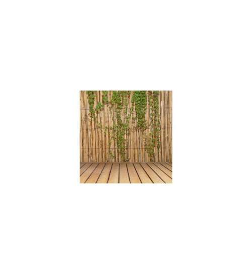 Gard/paravan din bambus natural, 5x2 m MART-2210091