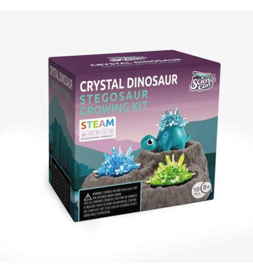 Set experimente - Cristal si dinozaur (Stegosaur) MART-EDC-144186