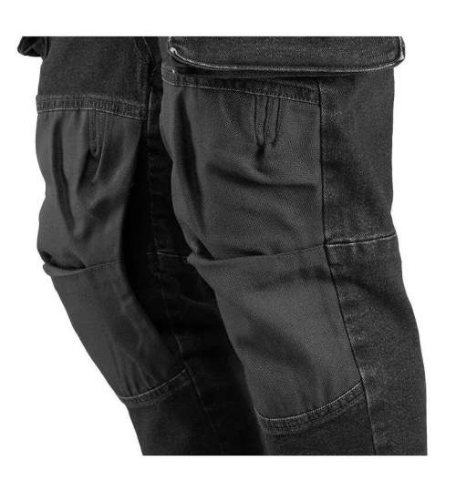 Pantaloni de lucru tip blugi, NEO, model Denim, negru, marimea M/50 MART-81-236-M